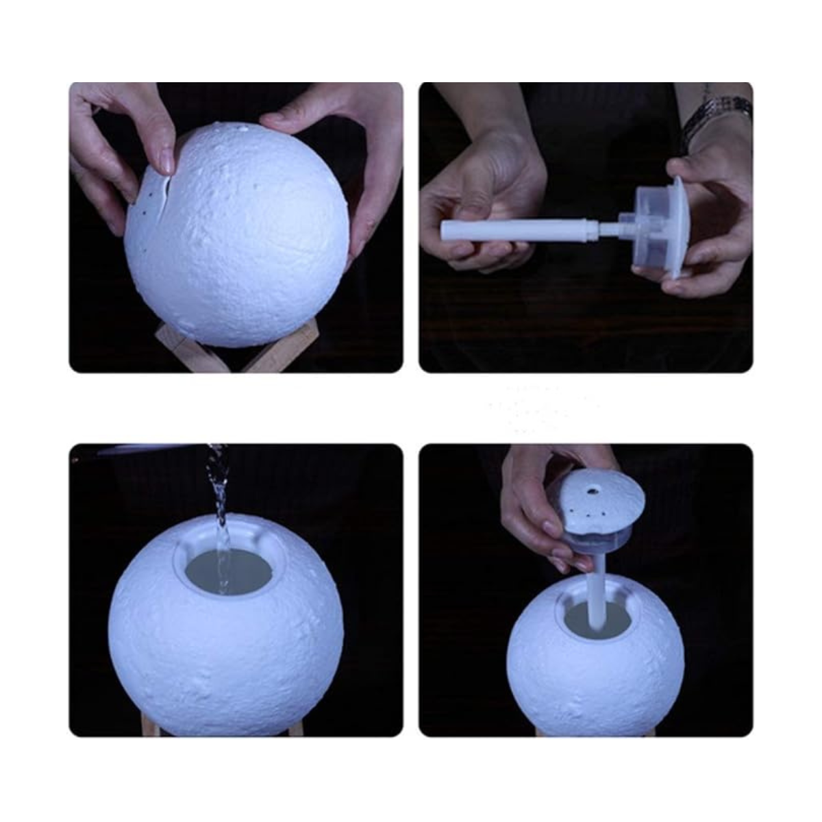 Lámpara Luna Humidificadora 🌕