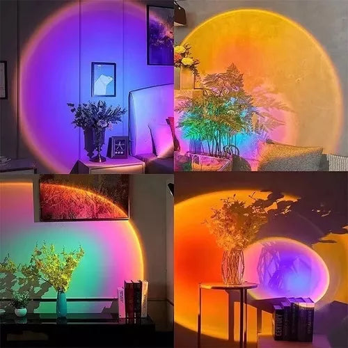 Lampara LED Sunset & Rainbow🌈🌈