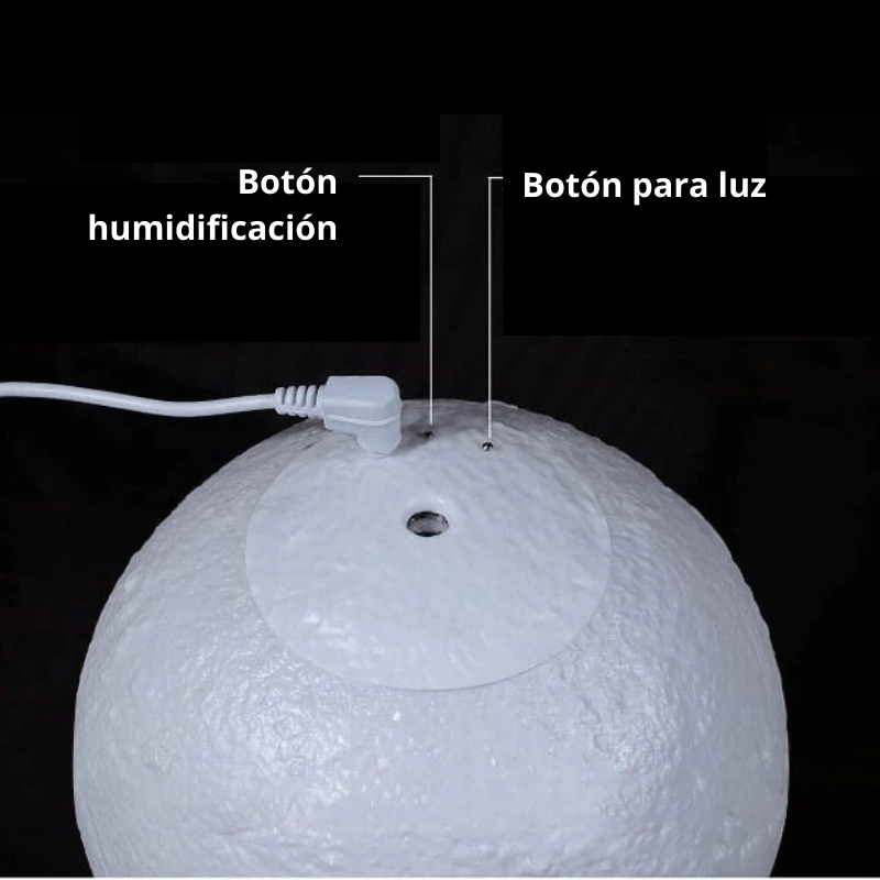 Lámpara Luna Humidificadora 🌕