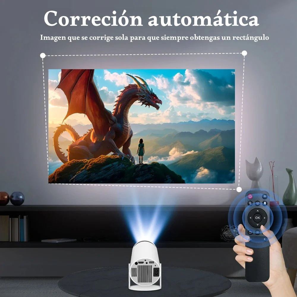 Mini Proyector portátil Smart Android 4K